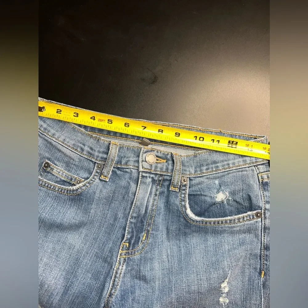 Carmar Blue Star Patched Denim Jeans Size 26 GUC - Picture 9 of 11
